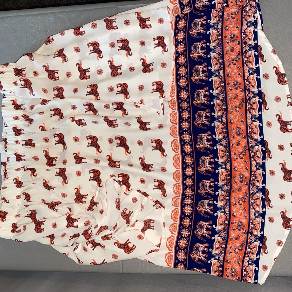 Off the shoulder elephant top